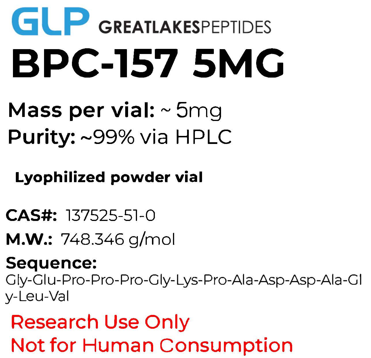 BPC-157 5mg