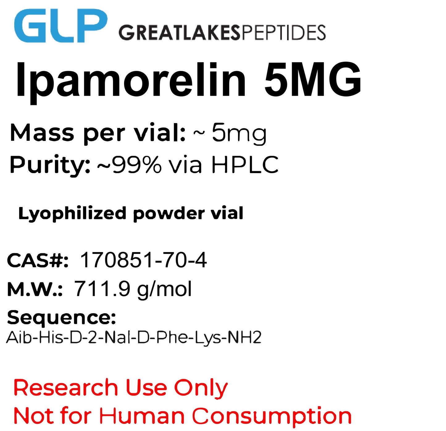 Ipamorelin 5mg