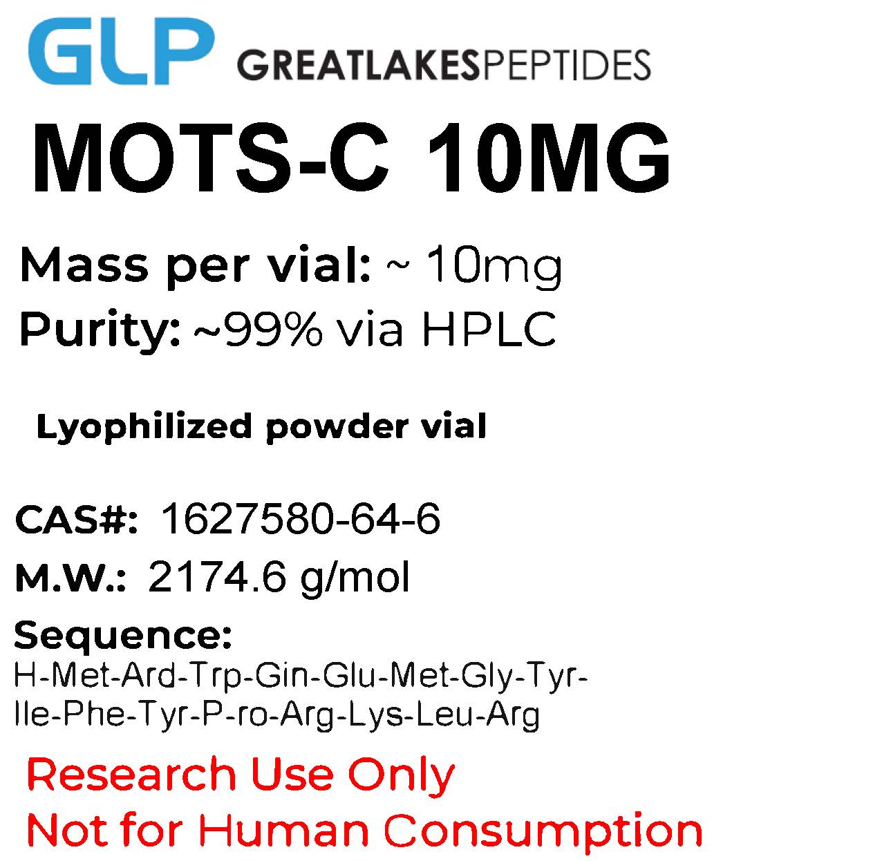 Mots-C 10mg