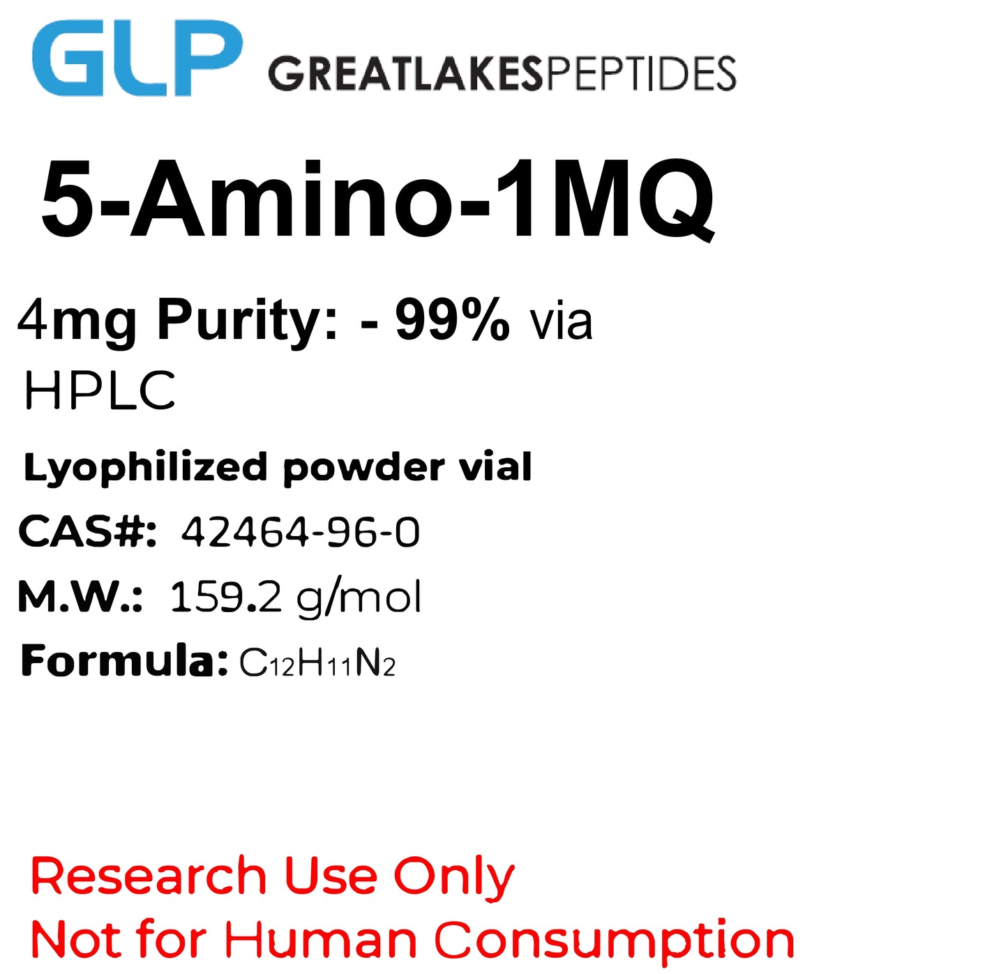 5-amino-1MQ 4mg