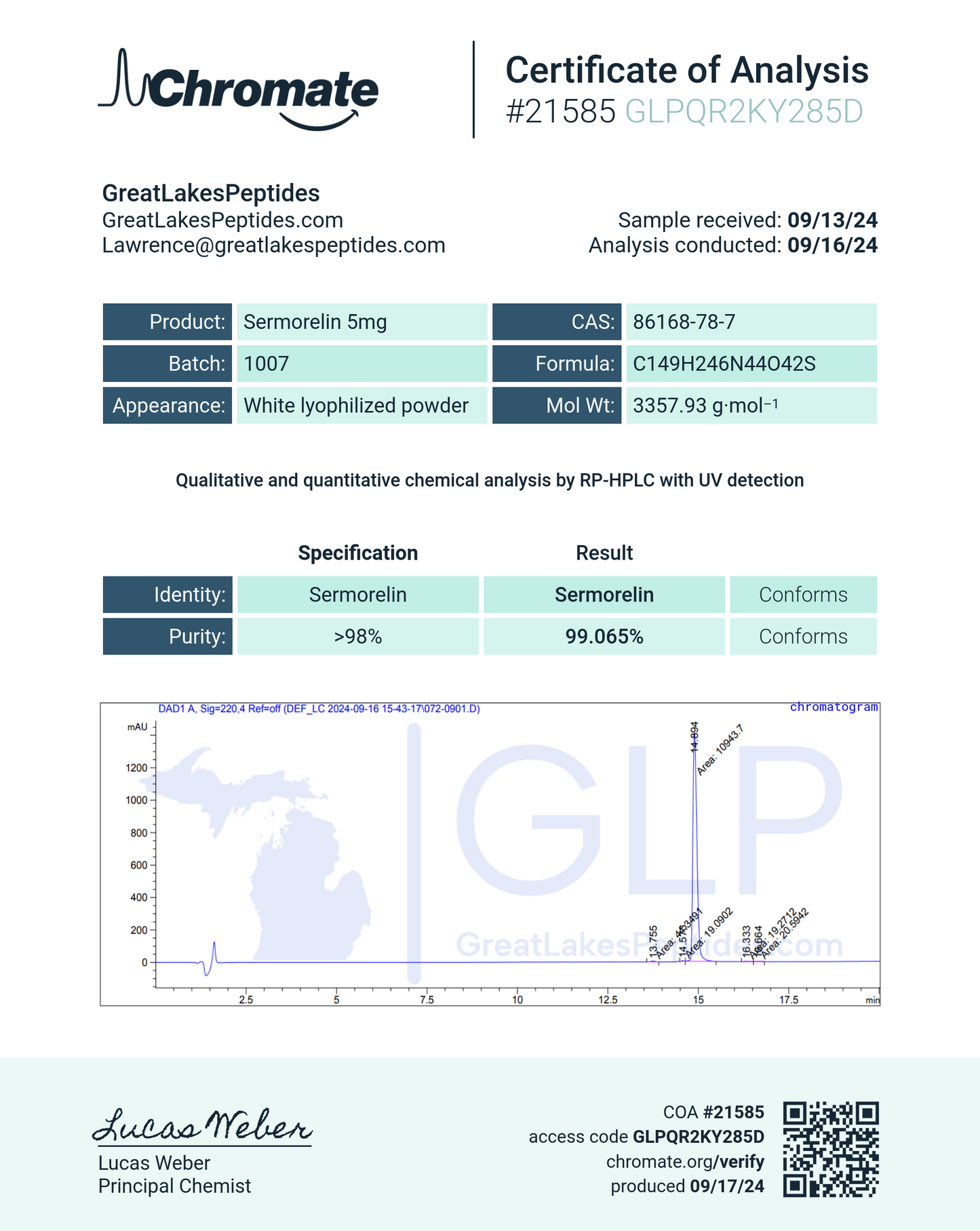 Sermorelin 5mg