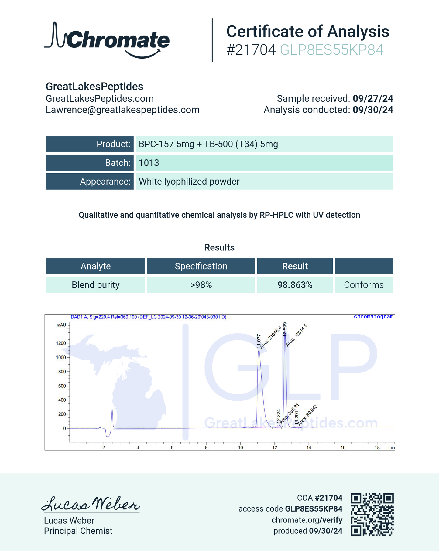 BPC-157/TB500 5/5mg