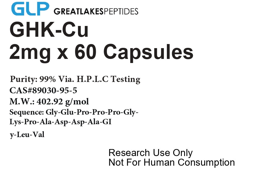 GHK-Cu  2mg x 60 Capsules