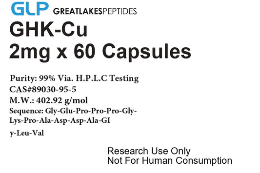 GHK-Cu  2mg x 60 Capsules