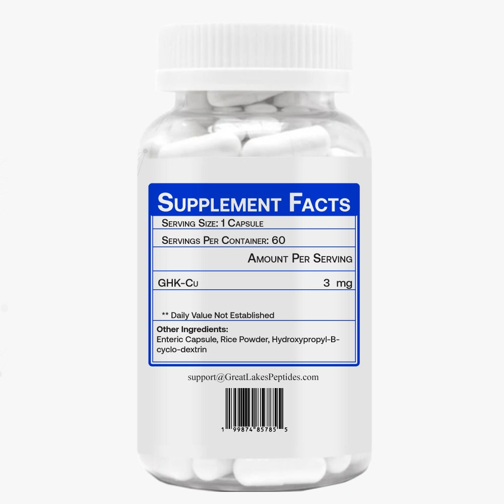 GHK-Cu  3mg x 60 Capsules