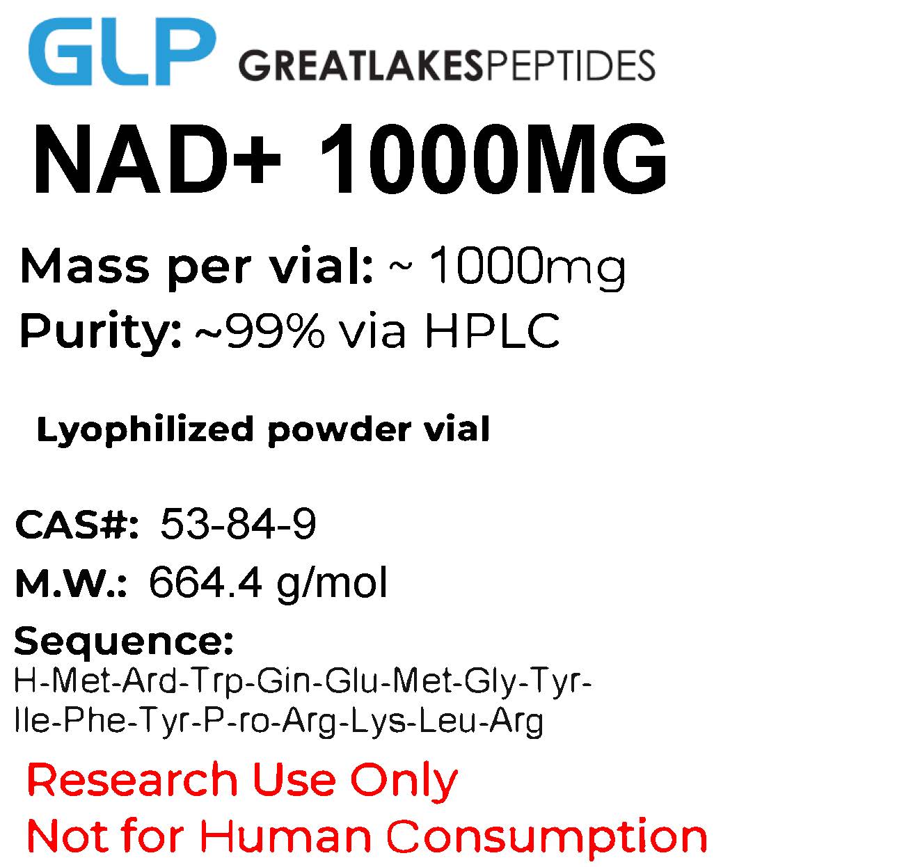 NAD+ 1000mg