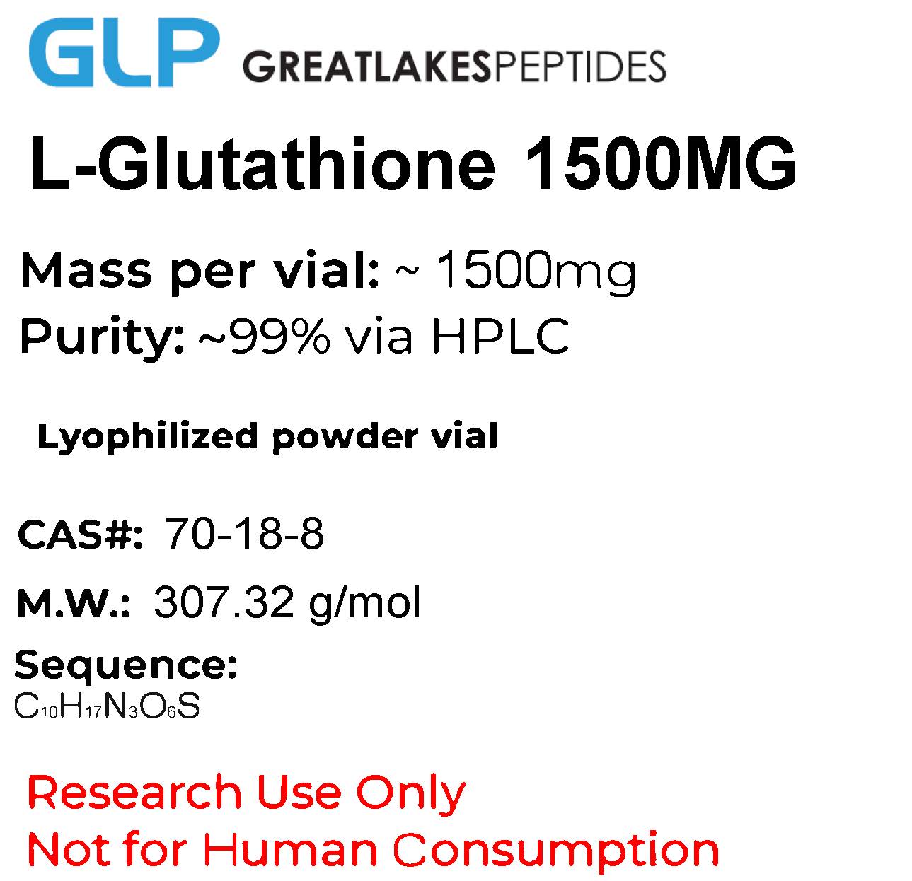 L-Glutathione 1500mg