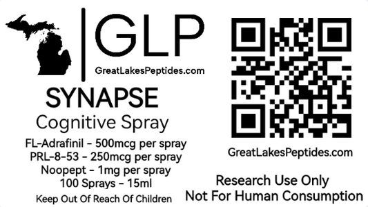 Synapse - 15ml Cognitive Spray - FL-Adrafinil, PRL-8-53, Noopept